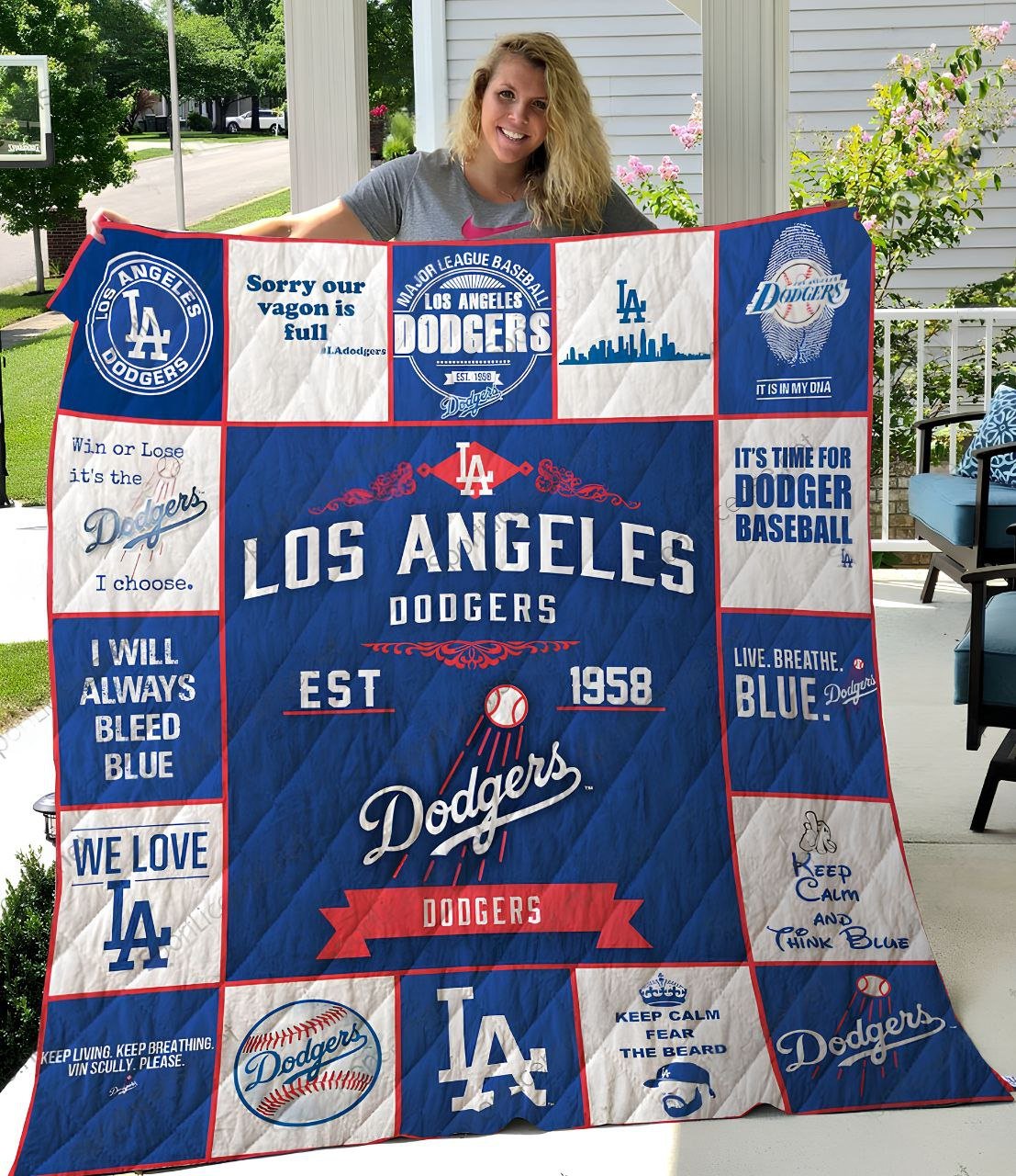 los Angeles Dodgers Blanket